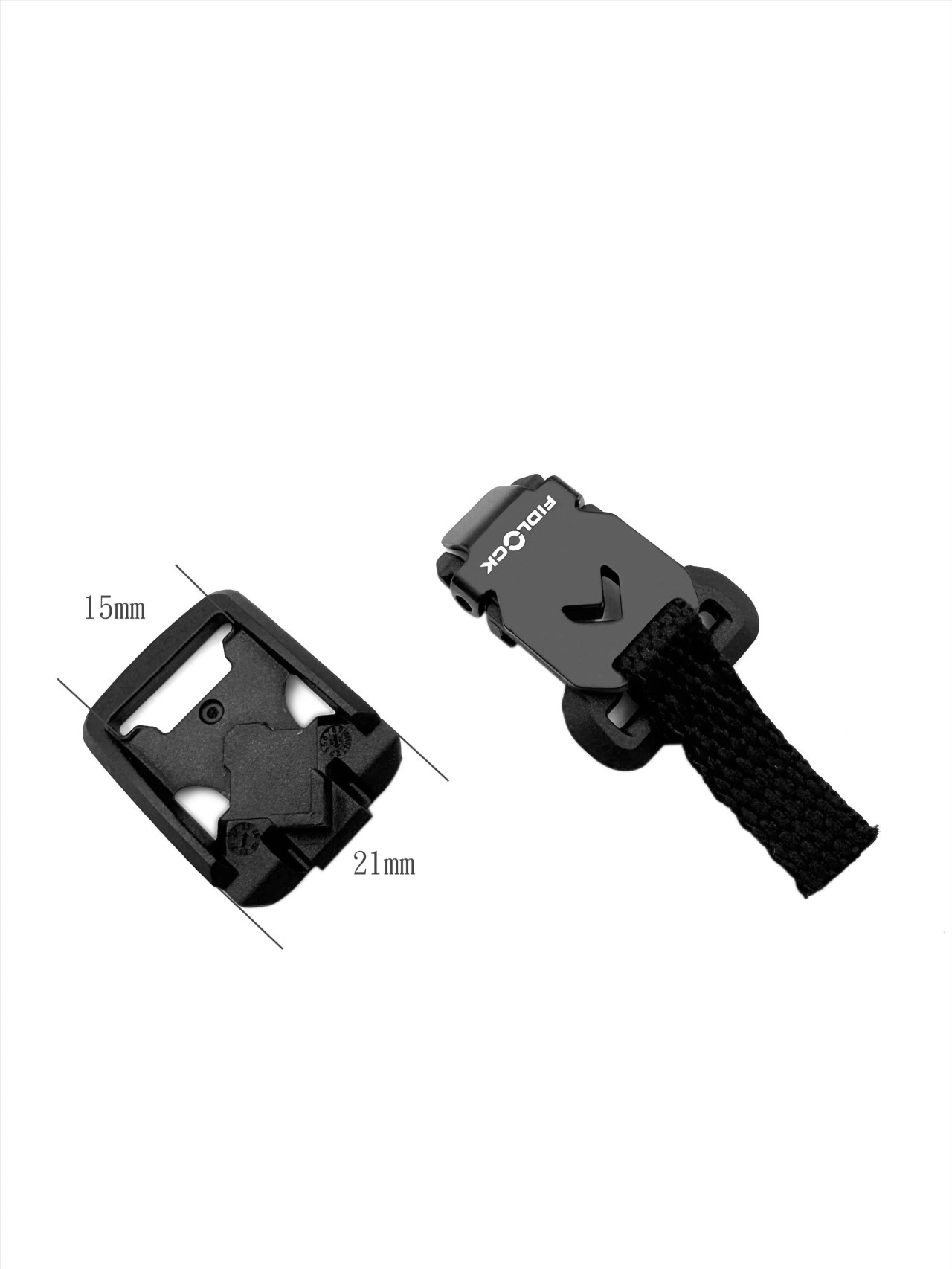 吸附磁鐵卡扣內徑15mm FIDLOCK 翻蓋+上拉設計